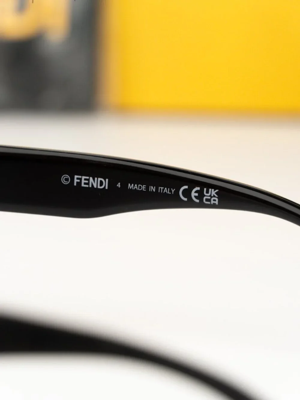 Fendi DIAGONAL Women Eyeglasses Square Black Demo FE50114F 001 NEW AUTHENTIC